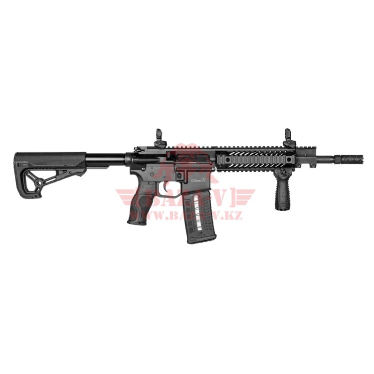 Пистолетная рукоятка для AR-10/-15, M4/M16, SR-25 FAB-Defense GRADUS, прорезиненная, с уменьшенным углом (Black)