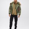 Куртка унисекс аляска Alpha Industries N-2B Short Waist Parka (Sage Green)