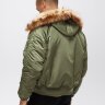 Куртка унисекс аляска Alpha Industries N-2B Short Waist Parka (Sage Green)