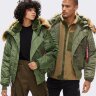 Куртка унисекс аляска Alpha Industries N-2B Short Waist Parka (Sage Green)