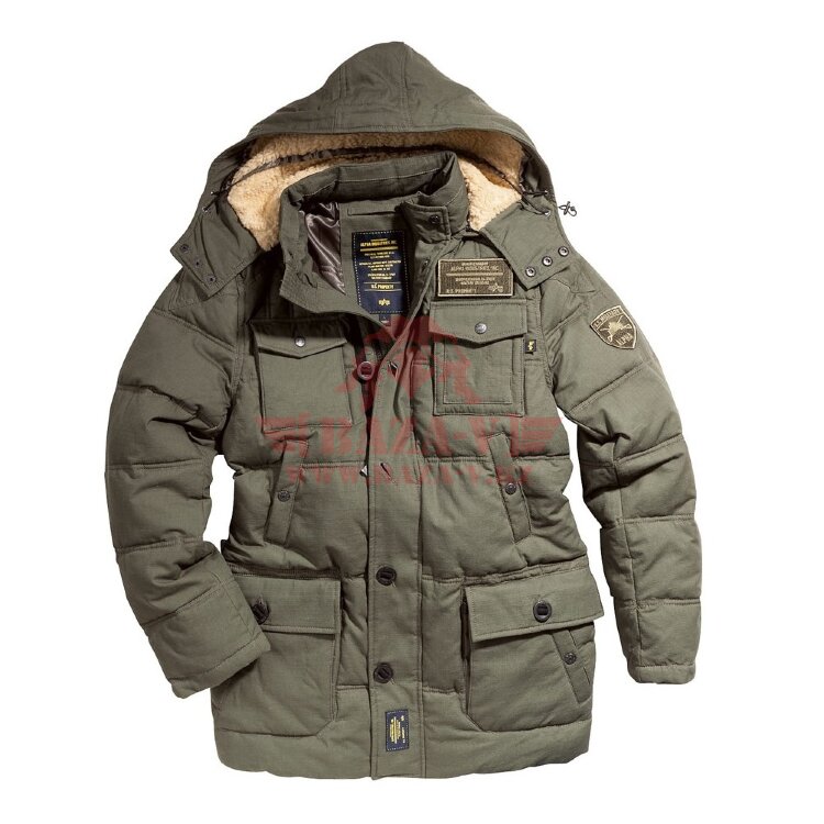 Пуховик Alpha Industries Boss (Olive)