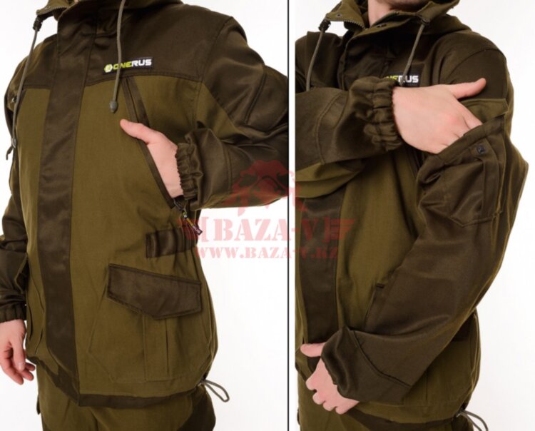 Костюм OneRus Горный -5 (Палатка/Флис) Темный хаки (Beige)