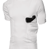 Футболка со скрытой кобурой TRU-SPEC Men's 24-7 SERIES® Concealed Holster (White)