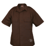 Тактическая рубашка с коротким рукавом TRU-SPEC Short Sleeve Tactical Shirt 6.5 oz 65/35 PC Rip-Stop (Brown)