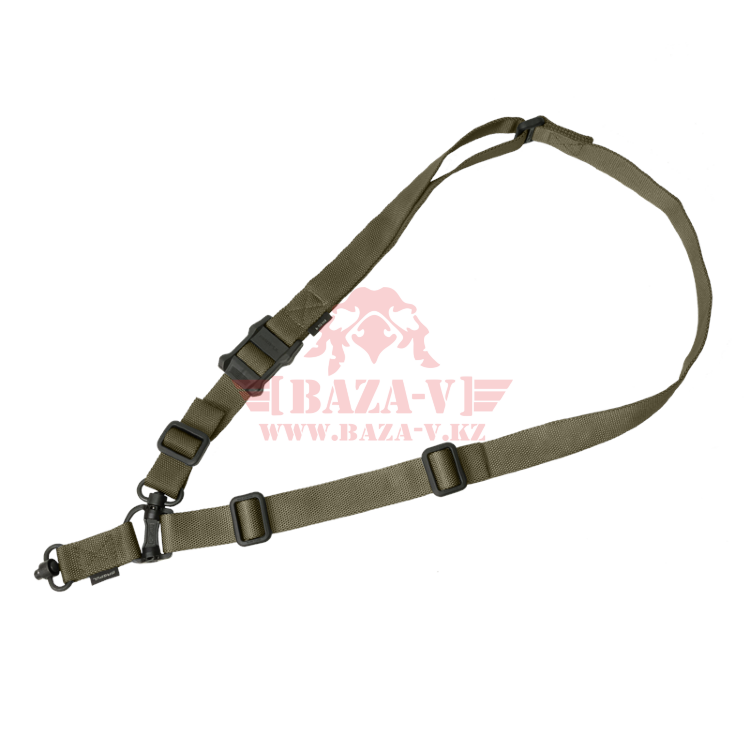 Оружейный одноточечный, двухточечный ремень 32мм, Magpul MS4 Dual QD Sling GEN2 MAG518 (Ranger Green)