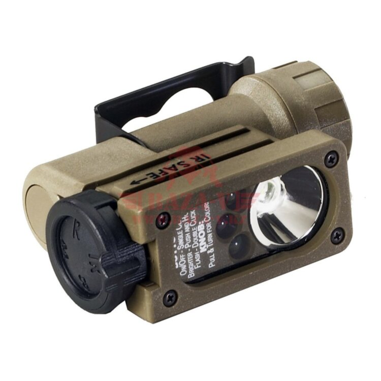 Фонарь налобный Sidewinder Compact® Angle StreamLight®, светодиод 55 люмен (Coyote)