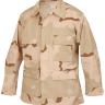 Китель классической полевой формы TRU-SPEC Classic BDU Coat (CAMO) 50/50 Cordura® NyCo RipStop (Desert-3-Color)