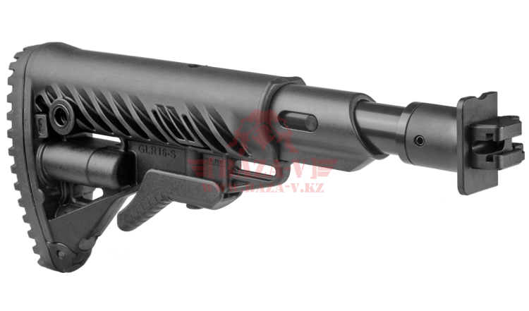 Приклад телескопический FAB-Defense M4-VEPR FK SB с компенсатором отдачи на ВЕПРЬ 12 (Black)