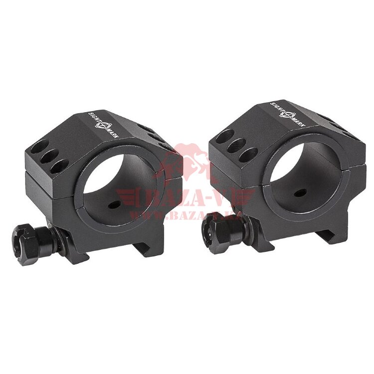 Кольца для оптики низкие 30мм / 1" на Weaver/ Picatinny Sightmark SM34005