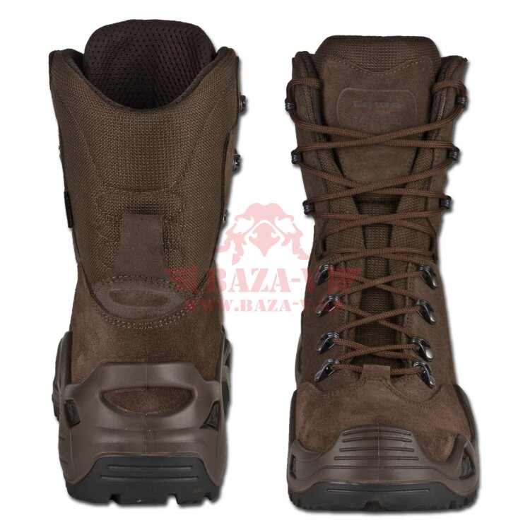 Военные мембранные ботинки LOWA Z-8S GTX (Dark brown)