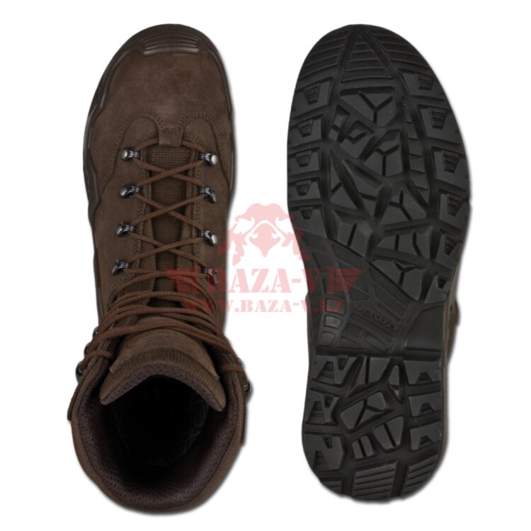 Военные мембранные ботинки LOWA Z-8S GTX (Dark brown)