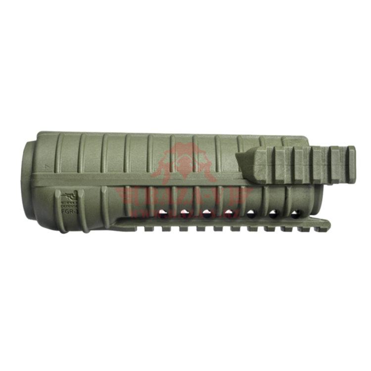 Цевьё трёхрельсовое FAB-Defense FGR-3 для M4/M16/AR15 (Olive Green)