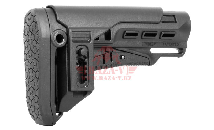 Приклад TBS Tactical PCP Com-Spec DLG Tactical с подщечником на АК47/74, MP153/133, AR15/M4/M16, Remington-870 (DLG053-52 Black)