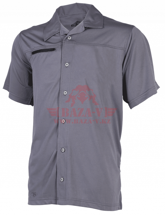 Тактическая рубашка с коротким рукавом TRU-Spec 24-7 Series Eco Tec Knit Camp (Steel Grey)