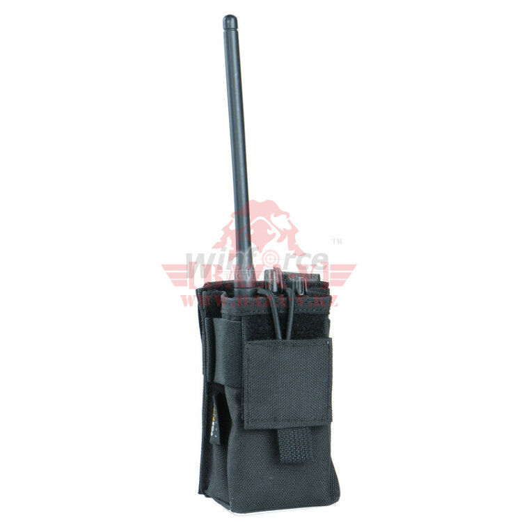 Укороченный подсумок для рации, универсальный Winforce™ Short Radio MOLLE Pouch (Black)