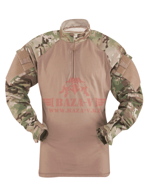 Тактическая рубашка TRU-SPEC TRU® 1/4 Zip Combat Shirt (Multicam) 50/50 Cordura® NyCo Ripstop (MultiCam)
