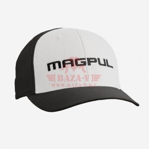 Бейсболка Magpul® Wordmark Stretch Fit MAG1103-105 (White/Black)