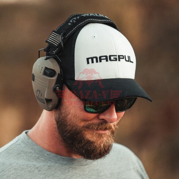 Бейсболка Magpul® Wordmark Stretch Fit MAG1103-105 (White/Black)