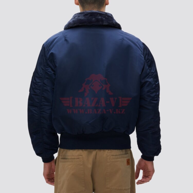 Куртка-бомбер Alpha Industries B-15 Flight Jacket (Replica Blue)