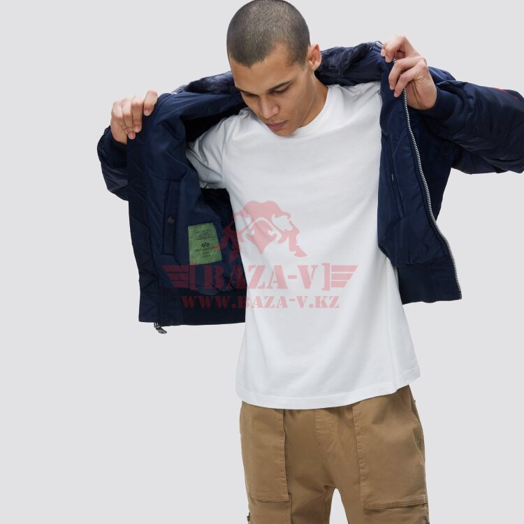 Куртка-бомбер Alpha Industries B-15 Flight Jacket (Replica Blue)