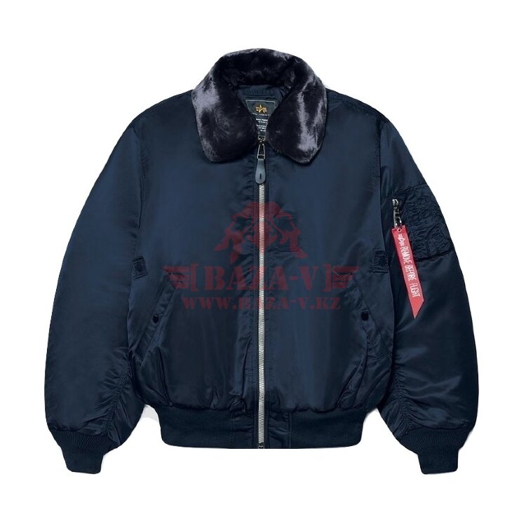 Куртка-бомбер Alpha Industries B-15 Flight Jacket (Replica Blue)