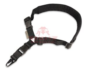 Одноточечный ремень с мягким погоном WARTECH TS-105 (Black)