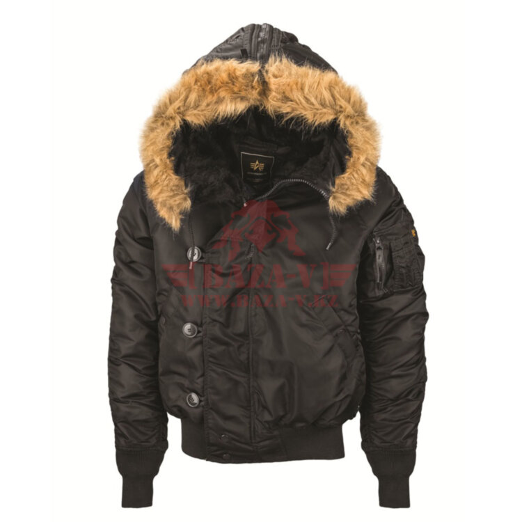 Куртка-бомбер Alpha Industries N-2B (Black)