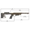 Шасси для Remington 700 SA MDT LSS Gen2 Chassis RH (FDE)