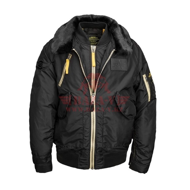 Куртка-бомбер Alpha Industries B-15 AIR FRAME FLIGHT (Black)