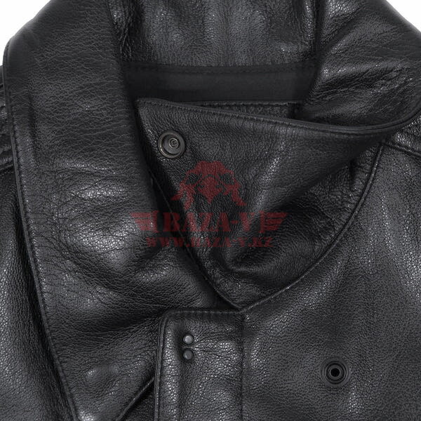 Кожаная куртка-бомбер Alpha Industries A-2 (Black)