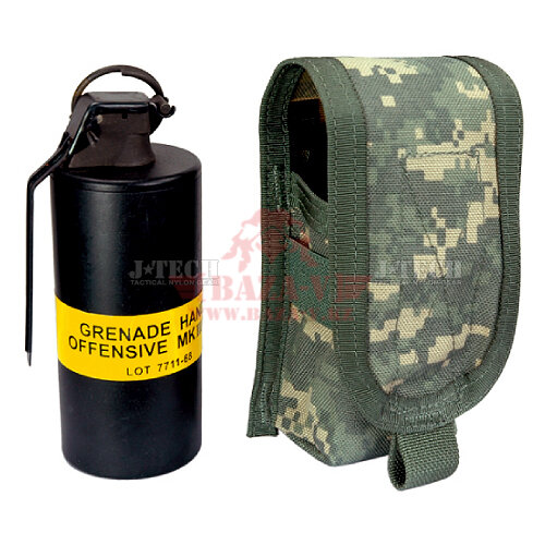 Подсумок для светозвуковой гранаты, средний J-Tech® C.A.V. Single Flash Grenade Medium Pouch (Black)