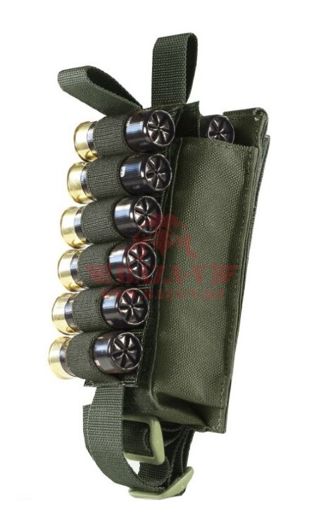 Подсумок-патронташ 12-20 калибра 12 патронов WARTECH MP-115 (Olive drab)