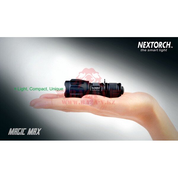 Тактический подствольный водонепроницаемый фонарь NexTORCH Magic Max, светодиод 35 люмен