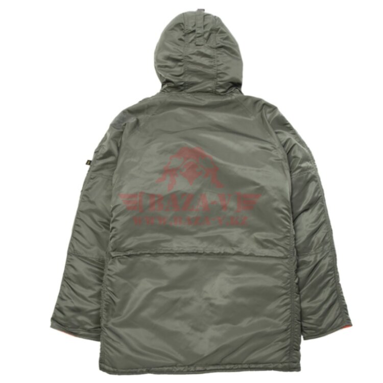 Куртка-парка Alpha Industries SLIM FIT N-3B (Sage/Orange)