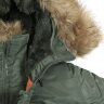 Куртка-парка Alpha Industries SLIM FIT N-3B (Sage/Orange)
