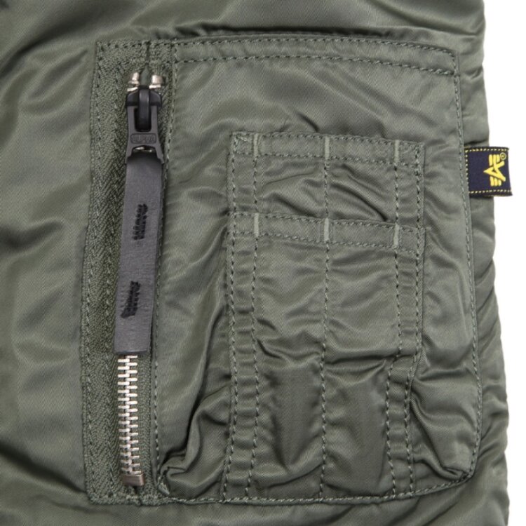 Куртка-парка Alpha Industries SLIM FIT N-3B (Sage/Orange)